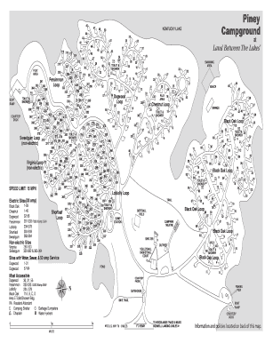 Piney Campground Map  Form