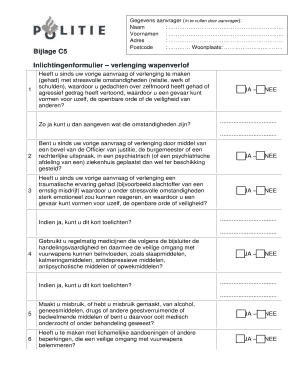 C5 Formulier