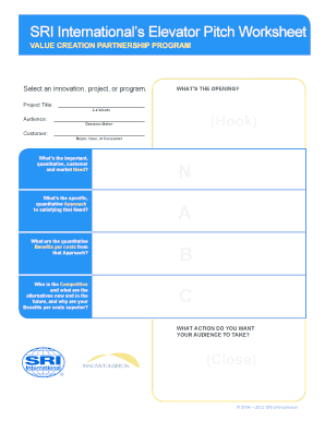 Why Everyone Needs to Nail Their Elevator Pitch Part 1  Form