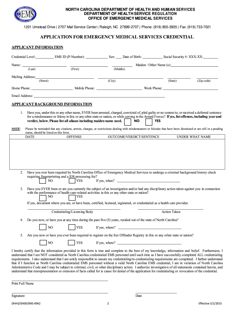 Ncoems  Form