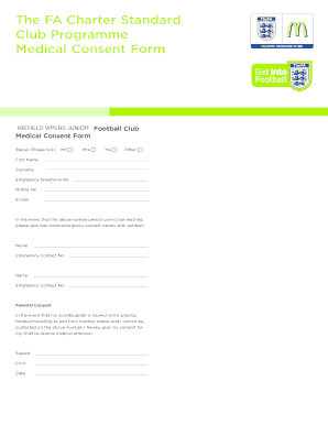 Fa Consent Form