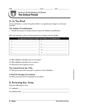 The Critical Period Worksheet Answer Key  Form