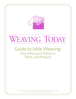 Inkle Loom Plans PDF  Form