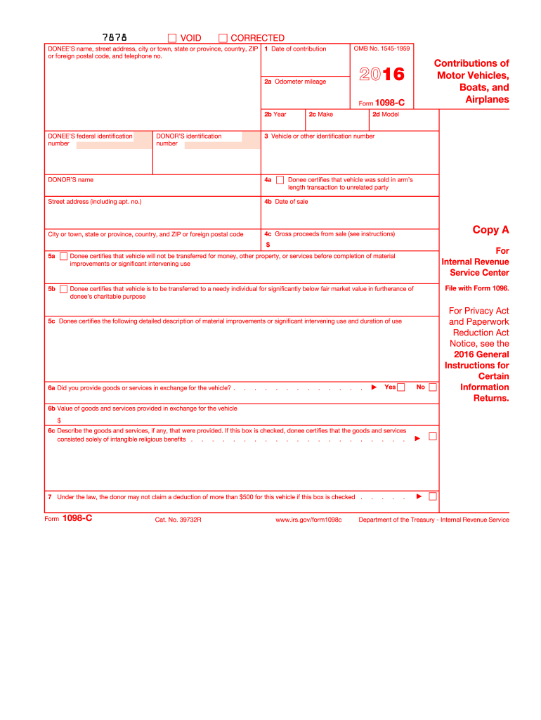 1098-C form