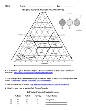 Apes Soil Texture Triangle Activity Answers  Form