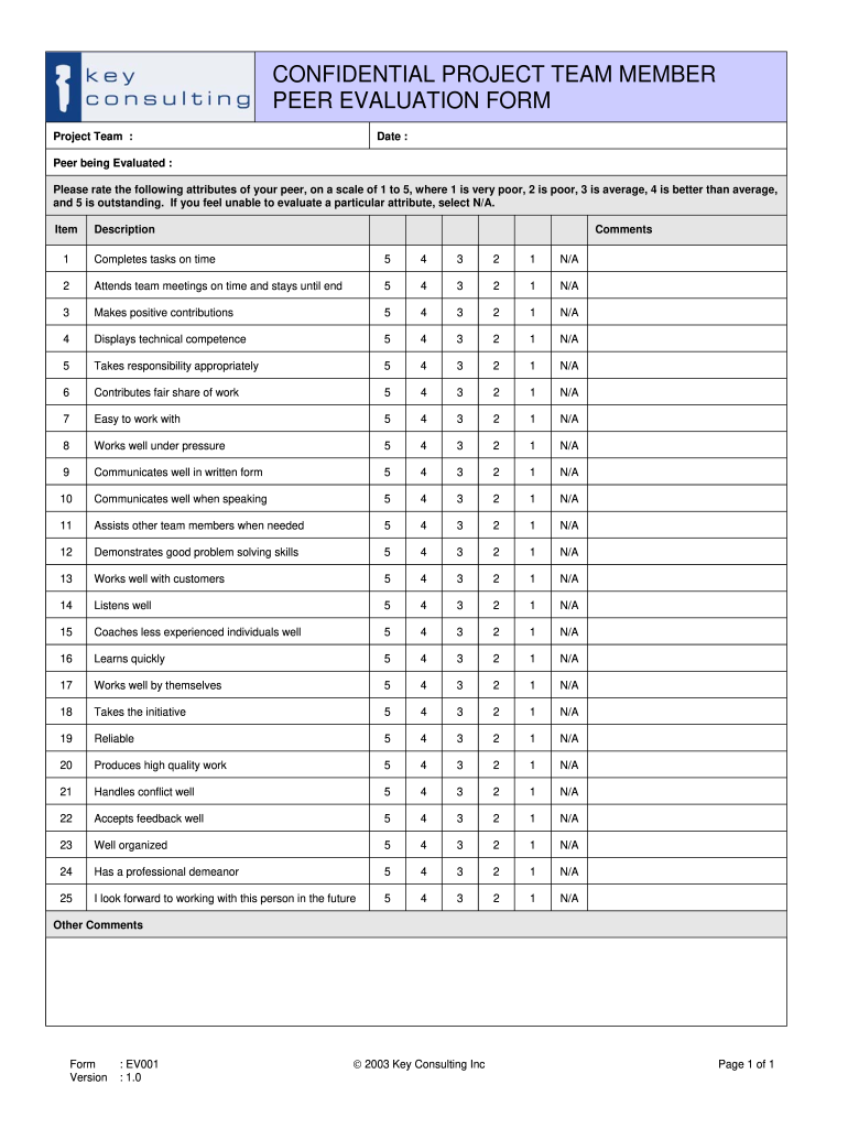 Team Eval  Form