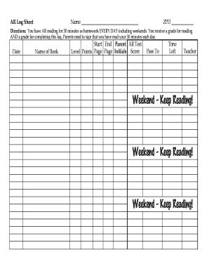 Police Radar Log Sheets  Form