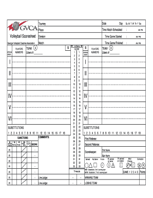 GVCA Scoresheetxls  Form