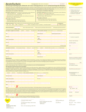 Bvg Formular