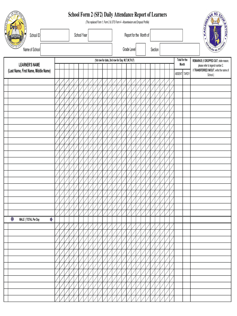 School Form 2 Xlsx