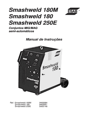 Esab Smashweld 180 Manual  Form