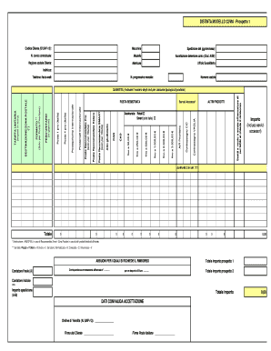 0,00 DISTINTA MODELLO 32MA Prospetto 1 Importo Incluso  Form