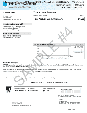 Energy Statement State Treasurer&amp;#39;s Office California Treasurer Ca  Form