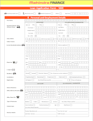 Mahindra Finance Approval Letter PDF  Form