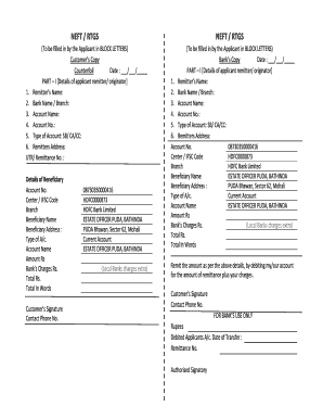 Sslc Neft Challan Download  Form