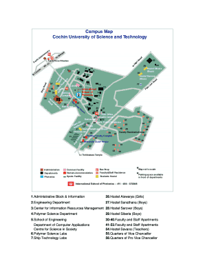 Cusat Campus Map  Form