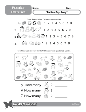 Count Worksheet  Form