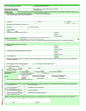 Gewerbeamt Mettmann  Form