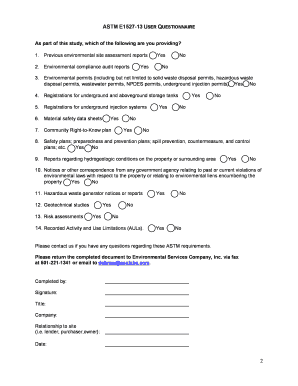 Astm E1527 13 PDF  Form