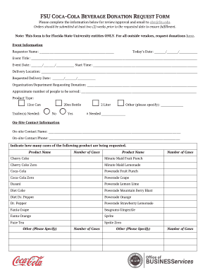 Coca Cola Application Form PDF