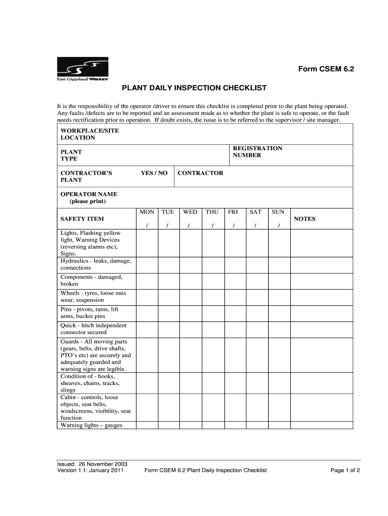 Form CSEM 6