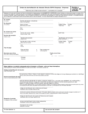 Mandato Sepa PDF  Form