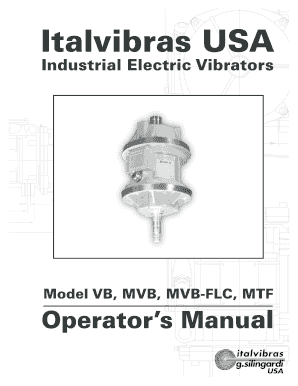 VB MVB MVB FLC MTF Manual Italvibras USA  Form