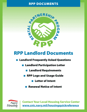 Rpp Housing  Form