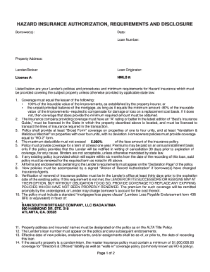 Borrower Certify  Form