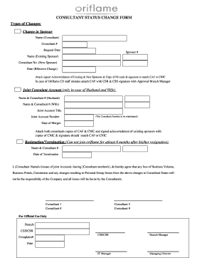 How to Delete Oriflame Account  Form