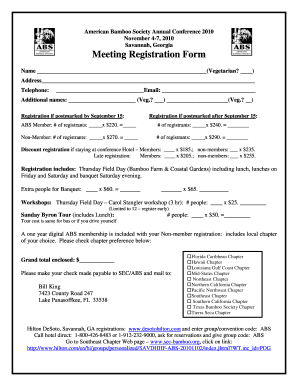 Sec Registration Form