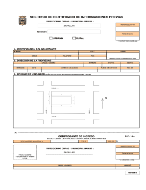 Certificado De Informaciones Previas