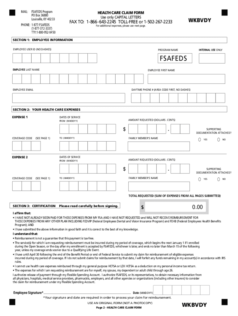 Fsafeds  Form