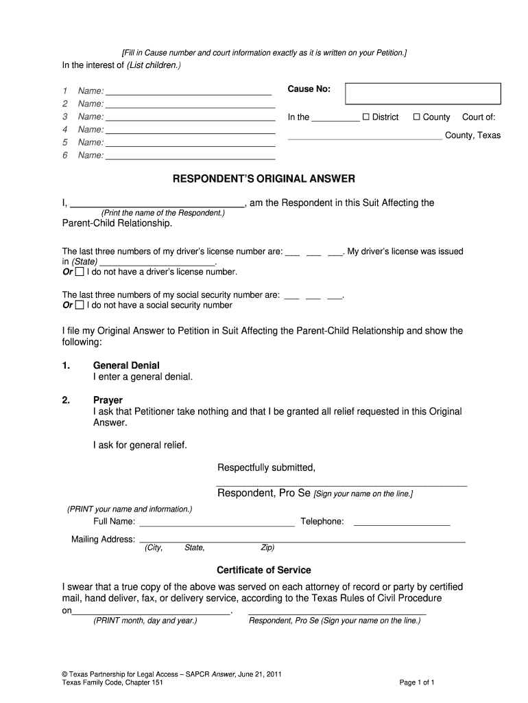 Sapcr  Form