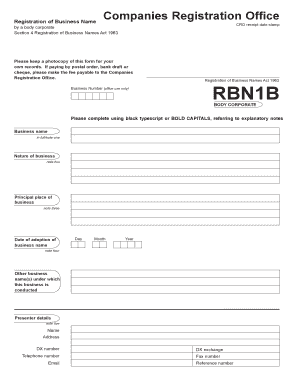 Rbn1b  Form