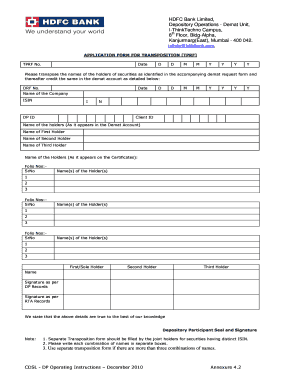 Infodp Hdfcbank Com  Form