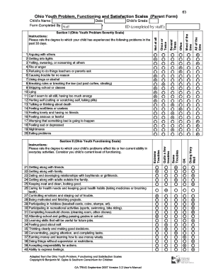 Ohio Scales PDF  Form