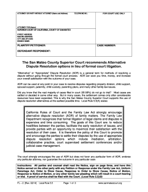 Sanmateocourt  Form