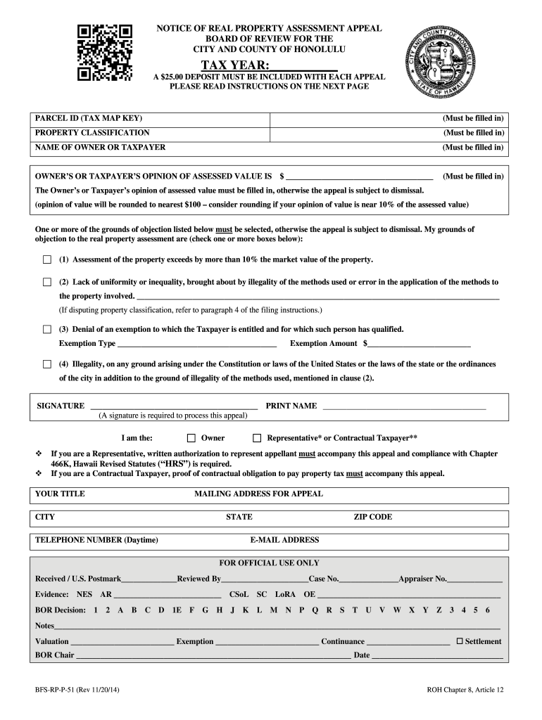  BFS RP P 51  Real Property Assessment Division 2014