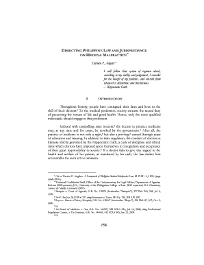 DISSECTING PHILIPPINE LAW and JURISPRUDENCE  Form