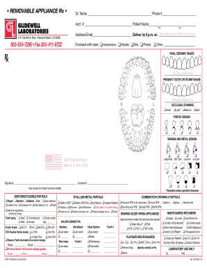 Glidewell Lab Slip  Form