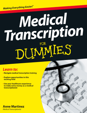 Medical Transcription for Dummies PDF  Form
