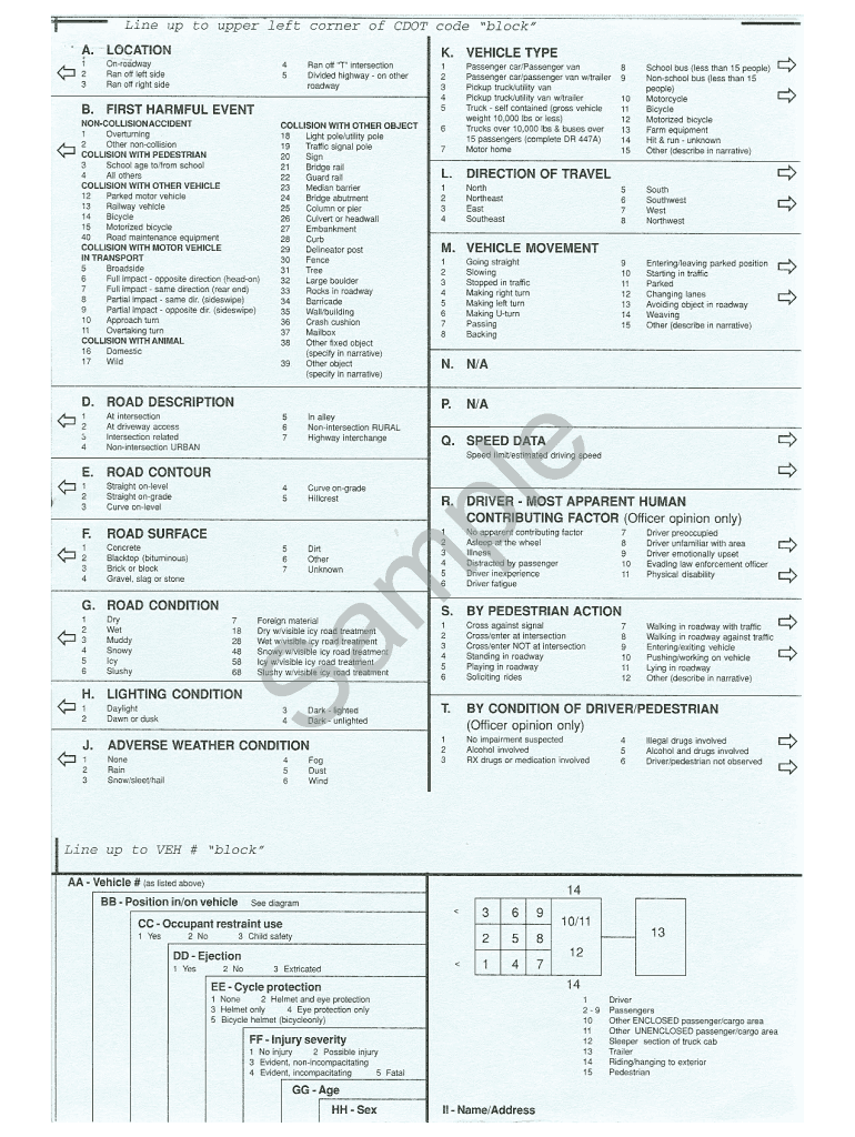 Colorado DR 447 Crash, Fatality & CMV Report    Traffic Records  Nhtsa Tsis  Form