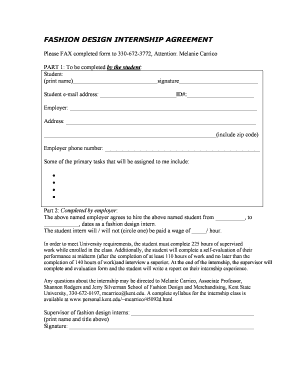 Fashion Apprentice Form