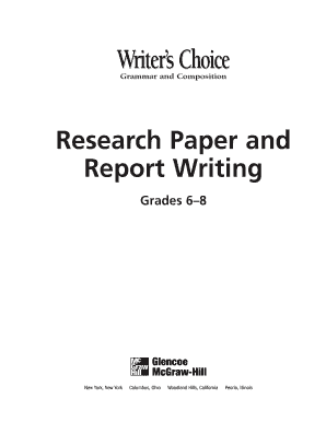 Sample of Report Writing PDF  Form
