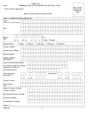 Immigration Act Chapter 133 Section 55 1  Form