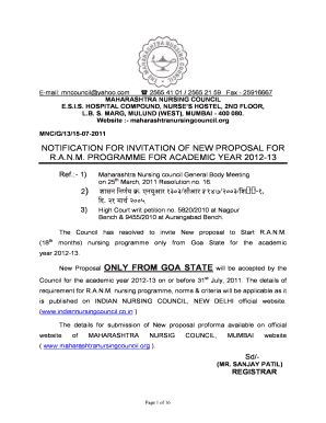 How to Get Noc from Maharashtra Nursing Council  Form