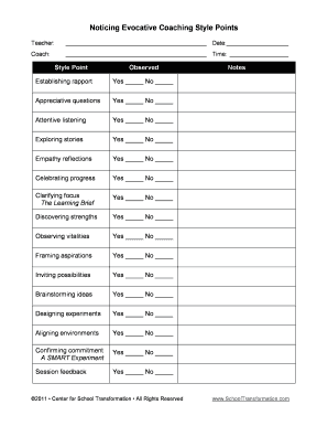 Hunter Model Performance Indicators