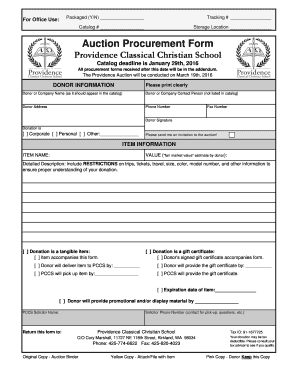  Procurement Forms 2016