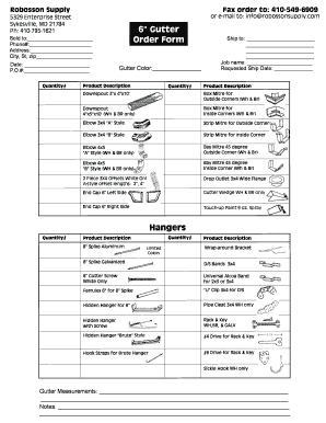 Robosson Supply  Form